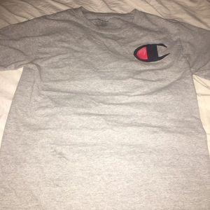 gray champion shirt